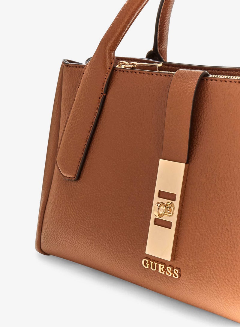 GUESS Brooke Top Handle Satchel Bag - Image 3